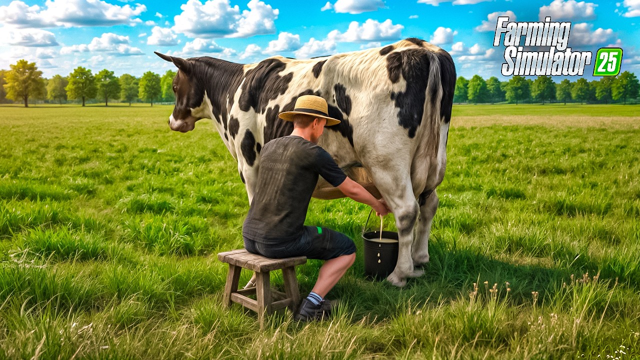 100 ДНЕЙ на САМОЙ РЕАЛИСТИЧНОЙ ФЕРМЕ в FARMING SIMULATOR 25