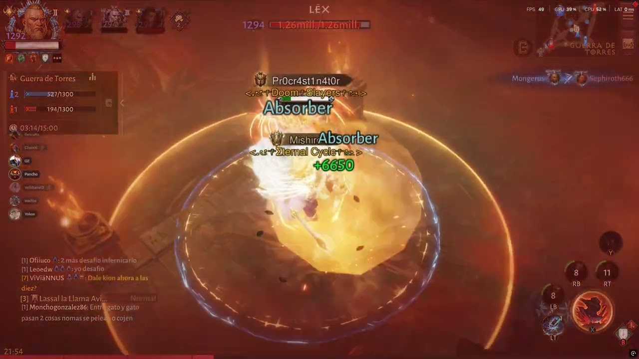 Guerra de Torres: Mishiro y Pr0cr4 vs Lex y Kyouya la pelea del año