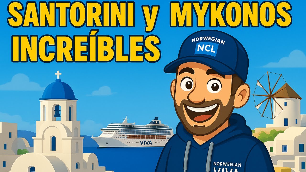 Santorini y Mykonos en un Crucero 🛳️ | Fira, Oía y Solymar Beach Club – Guía Completa
