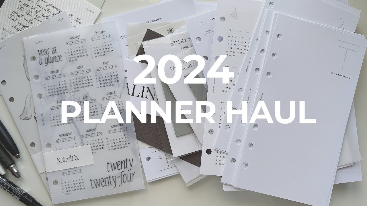Планировщики на 2024 год: вкладыши | markedco, 8lotus, theminimaline и многое другое | fortheplan...