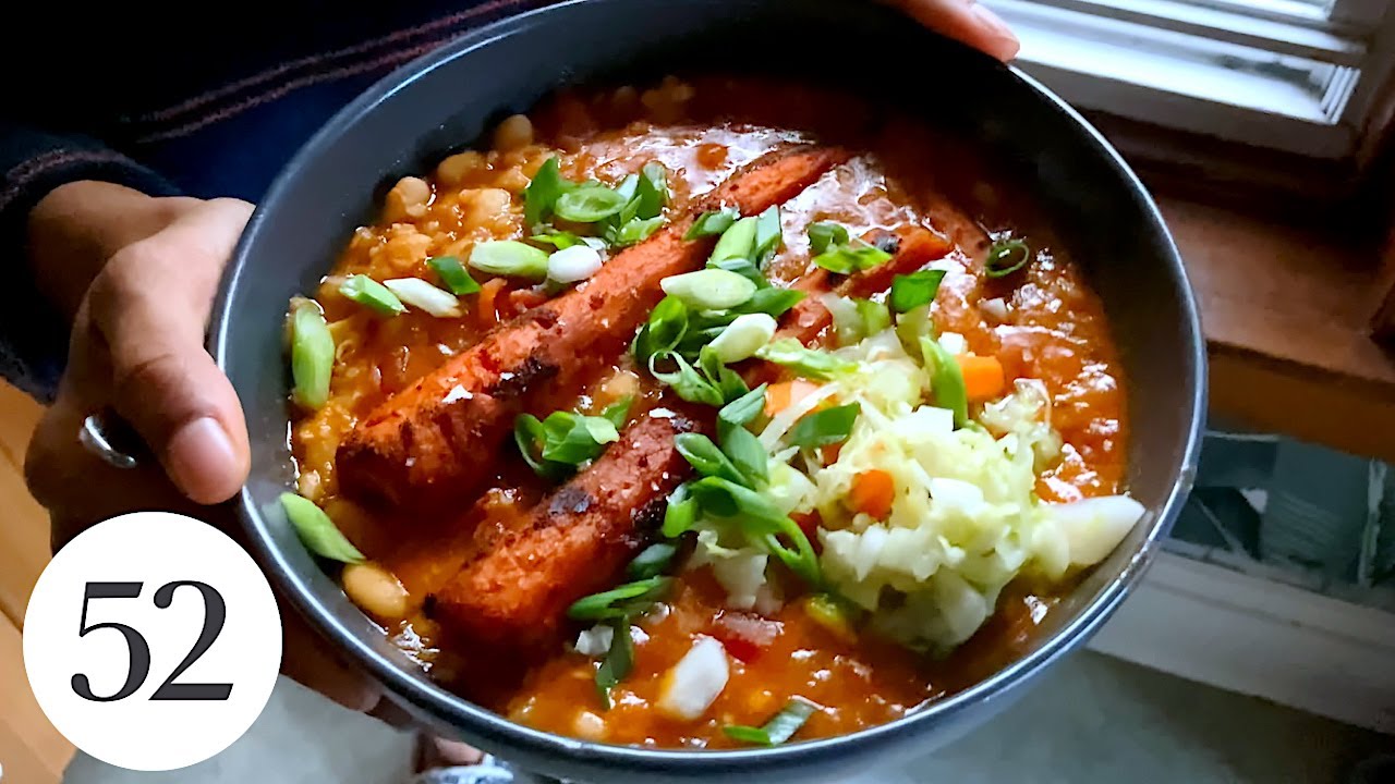 Barbecue Carrots with Slow-Cooked White Beans | Brinda Cooks the Books