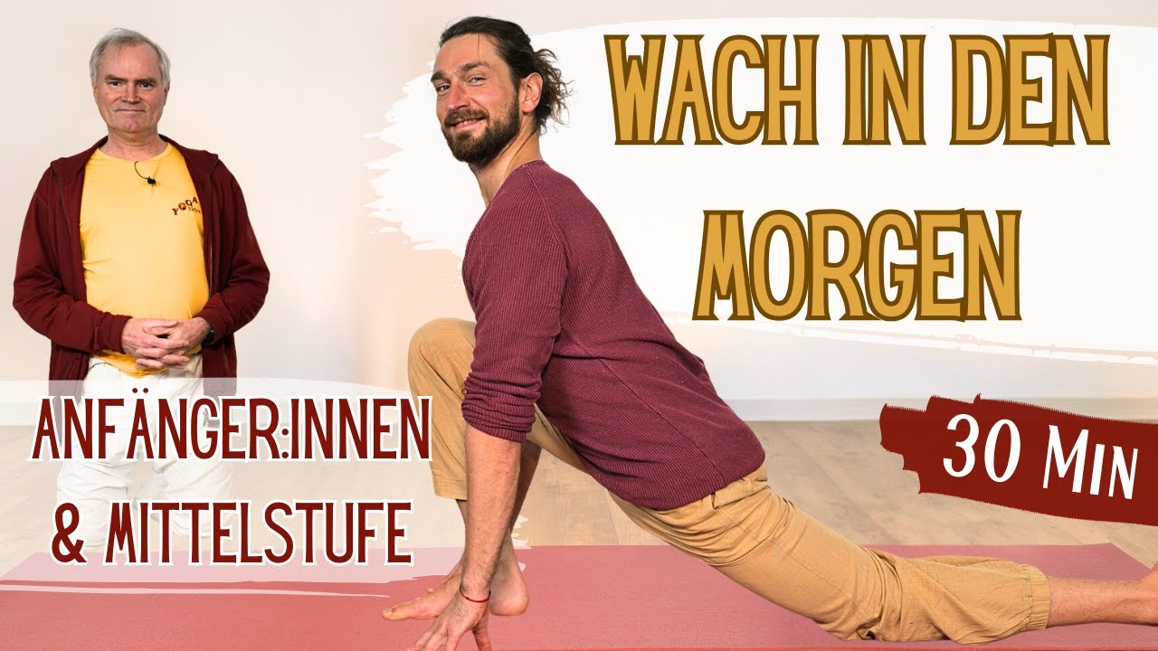 Yoga am Morgen 🌞 für Anfänger:innen und Mittelstufe - 30 Min Yogapraxis mit Sukadev