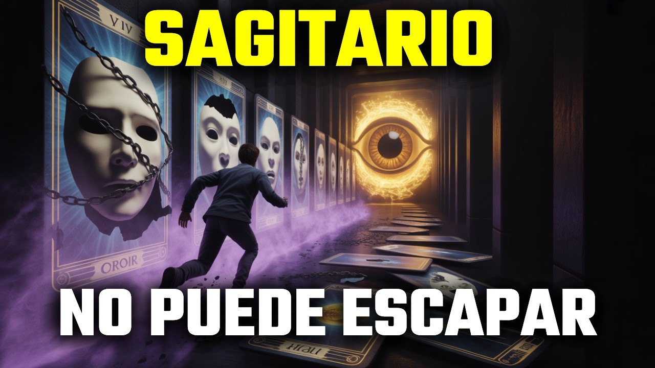 SAGITARIO 🧿 ALGUIEN HUYE DE UNA VERDAD BRUTAL… PERO LAS CARTAS LO EXPONEN TODO 😮