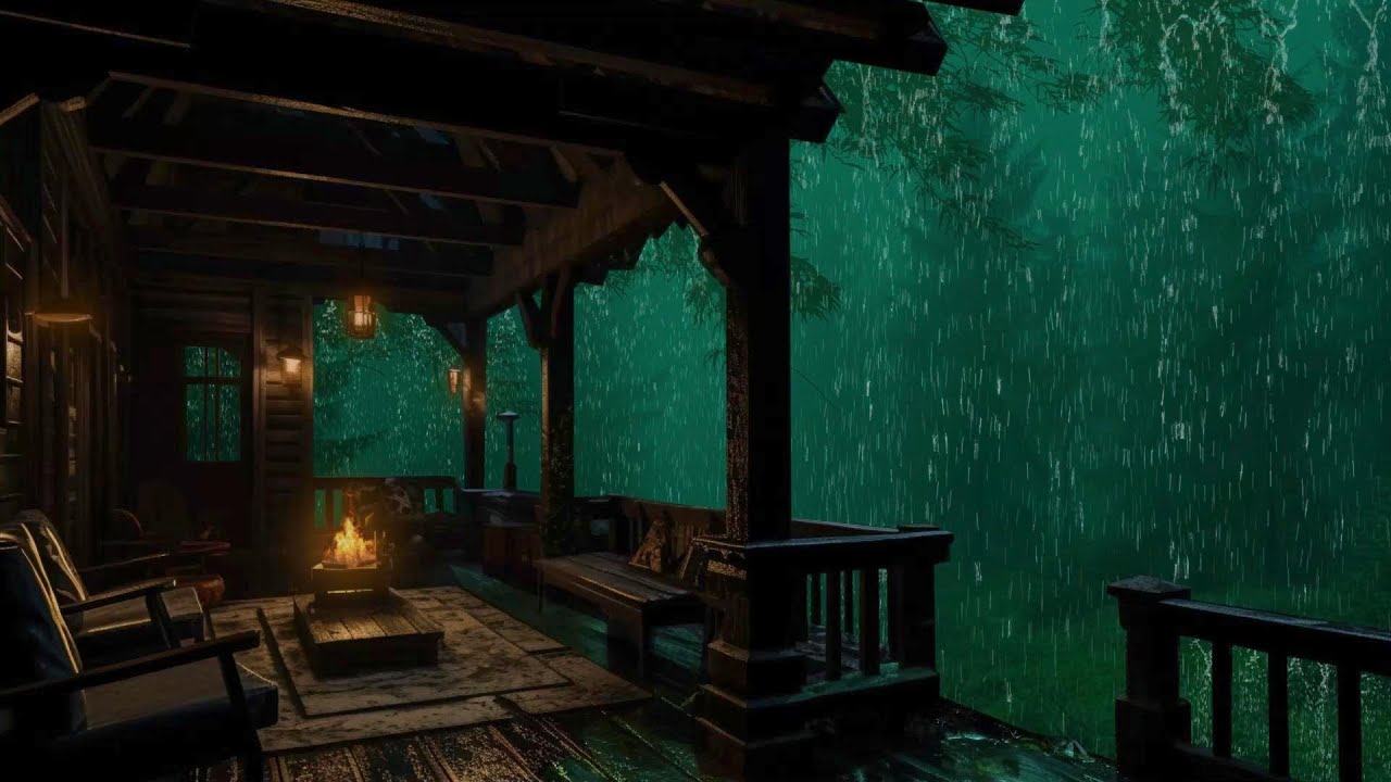 Heavy Thunderstorm and Rain Sounds – Deep Sleep Ambience All Night Long