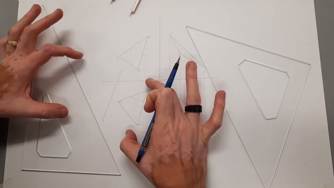 186 Verdadera Magnitud de Plano Cualquiera por Abatimiento