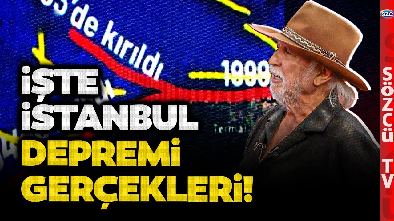 Büyük İstanbul Depremi Olmayacak mı? 'O Fay Kırılmadı' Şener Üşümezsoy Haritada Anlattı