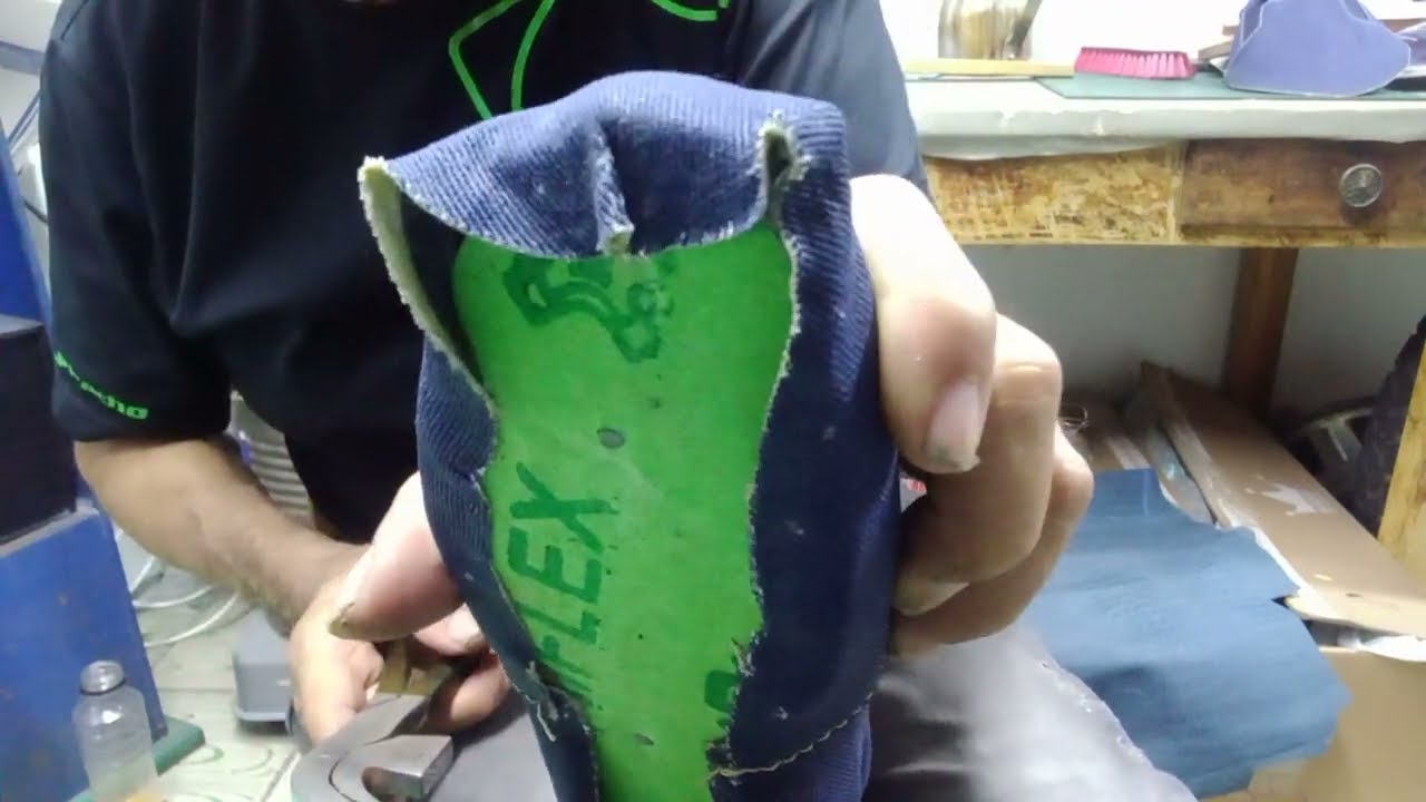 montado de zapato cerrado con la pinza  paso a paso