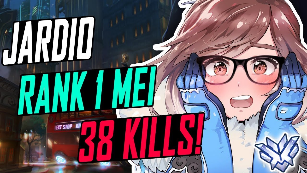 JARDIO RANK #1 MEI! HE'S BEST! 12 BLIZZARD KILL![ OVERWATCH SEASON 6 TOP 500 ]