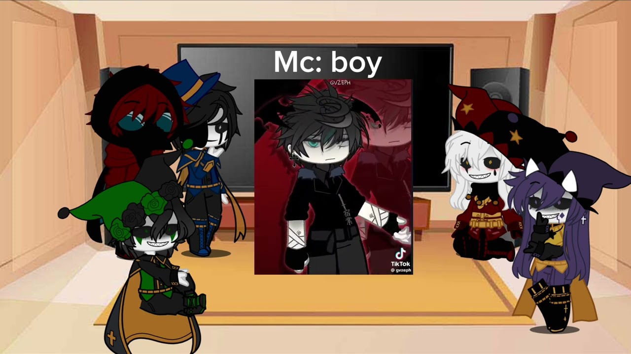 The freak circus react to mc as random gacha tiktoks