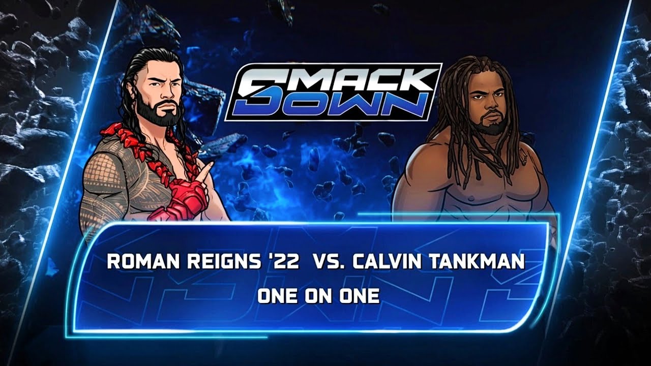 WWE 2K25 - ROMAN REIGNS VS CALVIN TANKMAN 