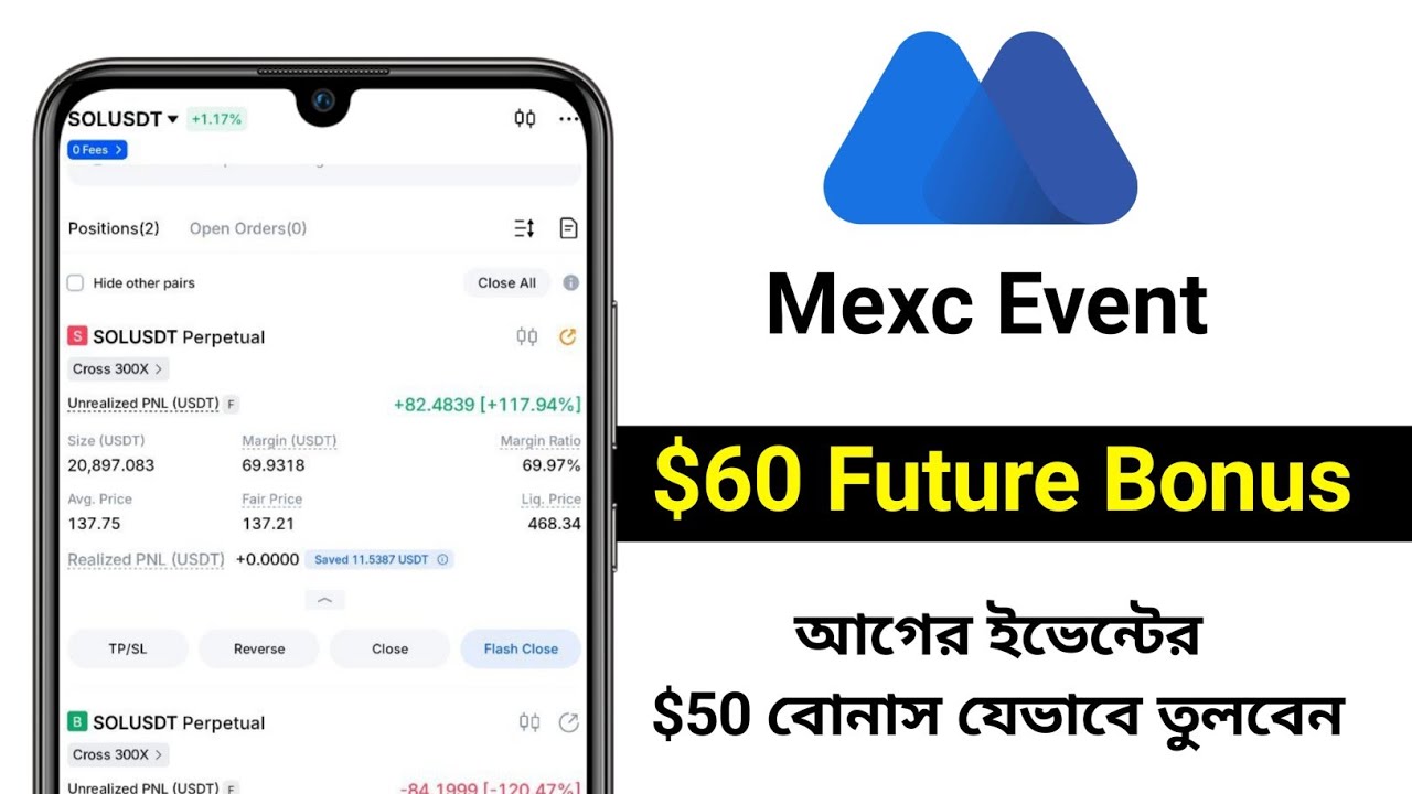 Mexc $60 Future Bonus Event || Mexc Event || $50 Spot Transfer process