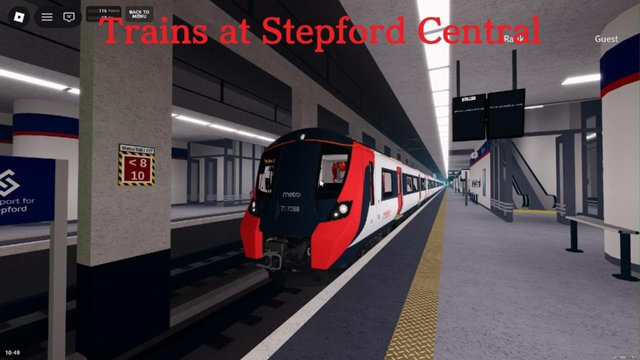 Trains at Stepford Central 9/3/2026