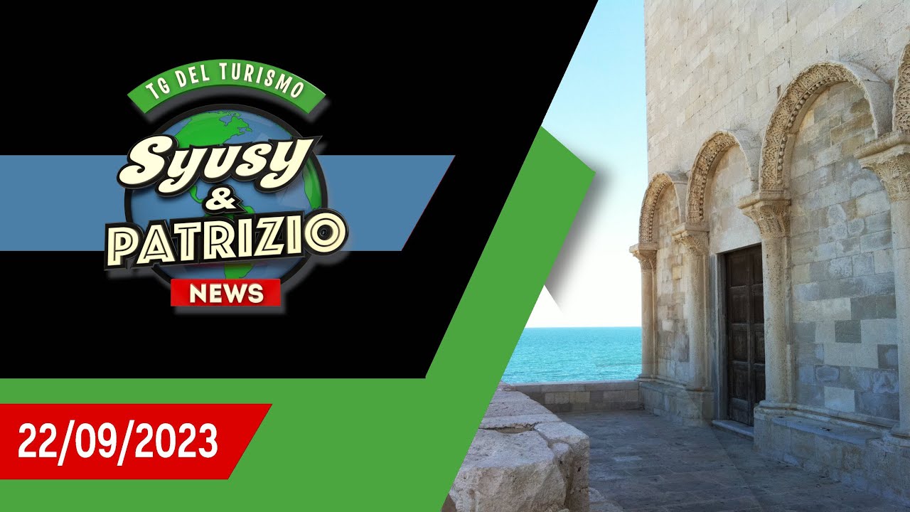 Syusy & Patrizio News: Un evento a Frascati, Dialoghi di Trani, Jacovitti a Termoli | TG del Turismo