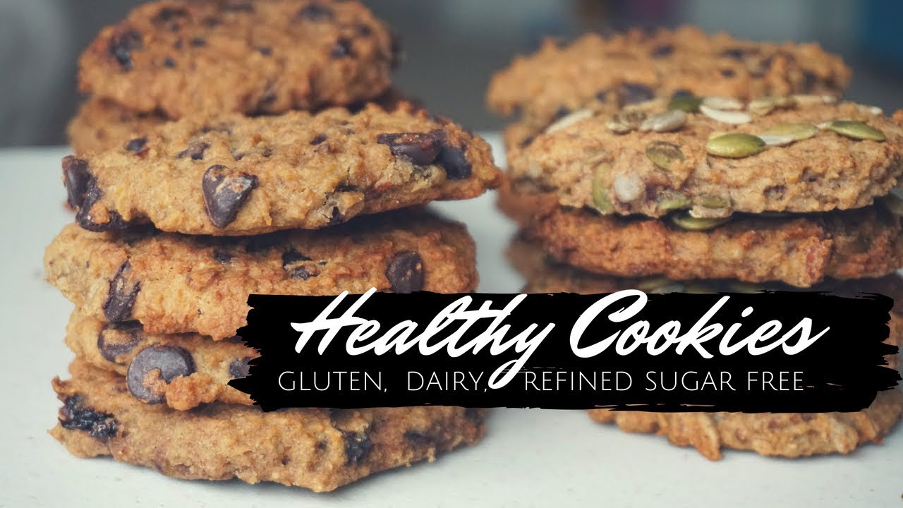 Healthy Gluten Free Cookies - Dairy Free, Vegan, Nut Free | Recipe - 4 Ways