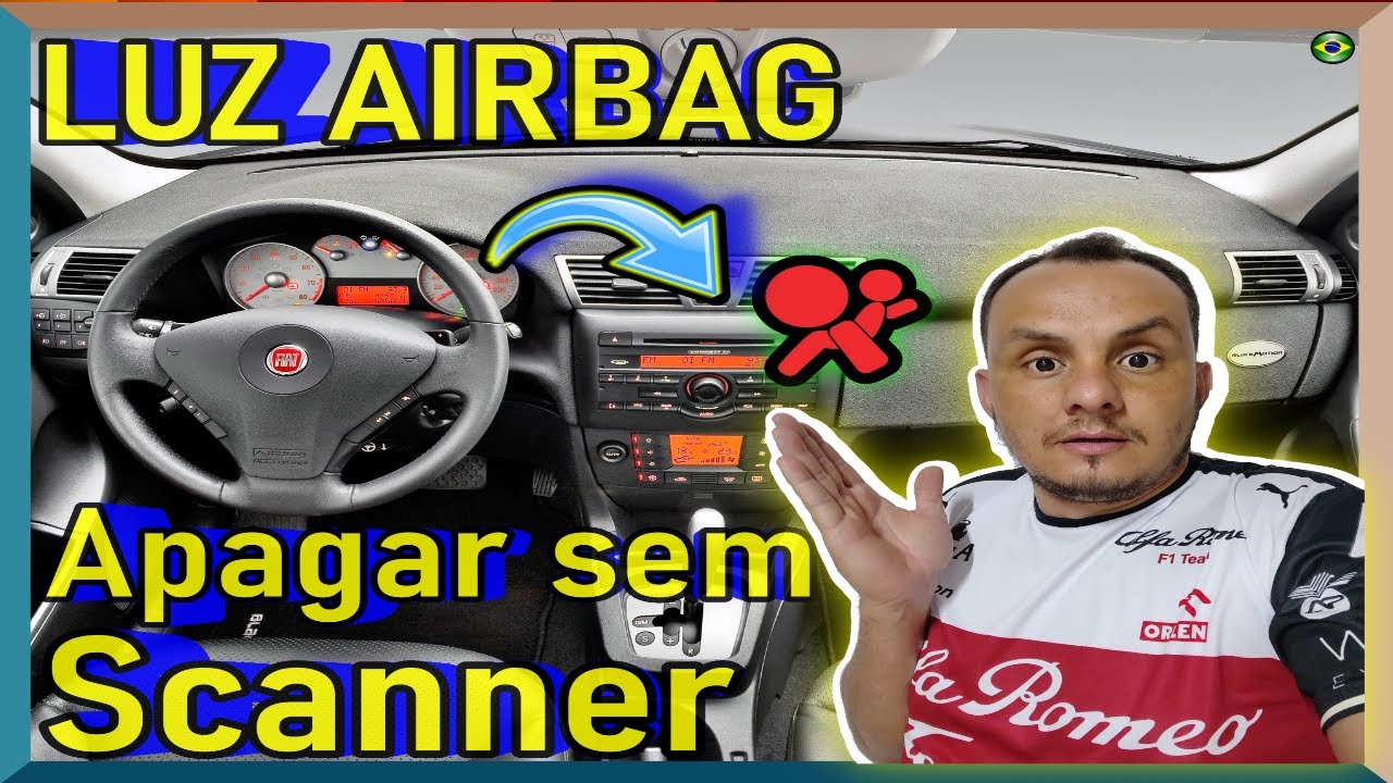 Luz do AIRBAG acessa, SAIBA como resolver sem SCANNER FIAT STILO realmente FUNCIONOU 😎👊#dica
