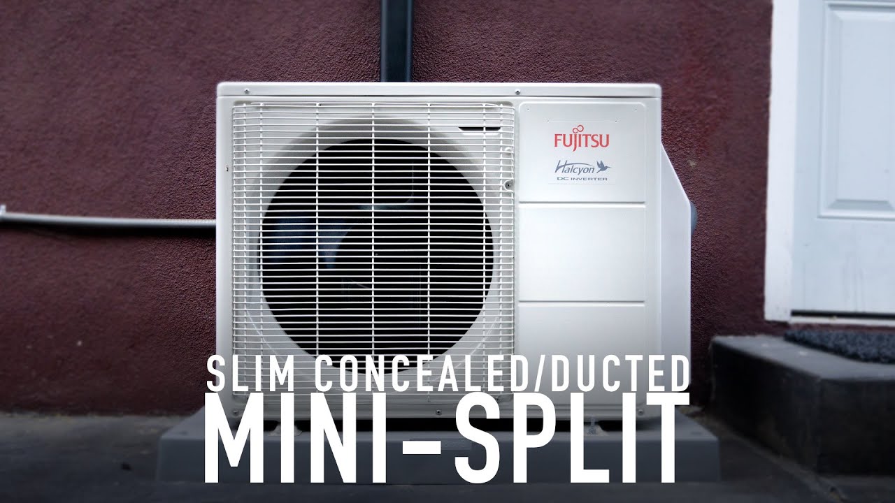Slim Concealed Duct Mini Split Install