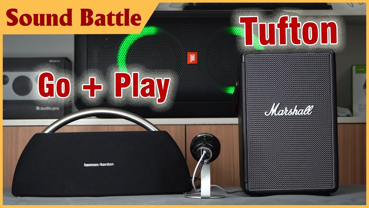 Harman Kardon Go Play vs Marshall Tufton đọ âm thanh