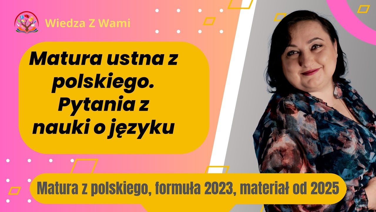 Matura ustna z polskiego, pytania z nauki o języku #maturaustnazpolskiego #matura2025