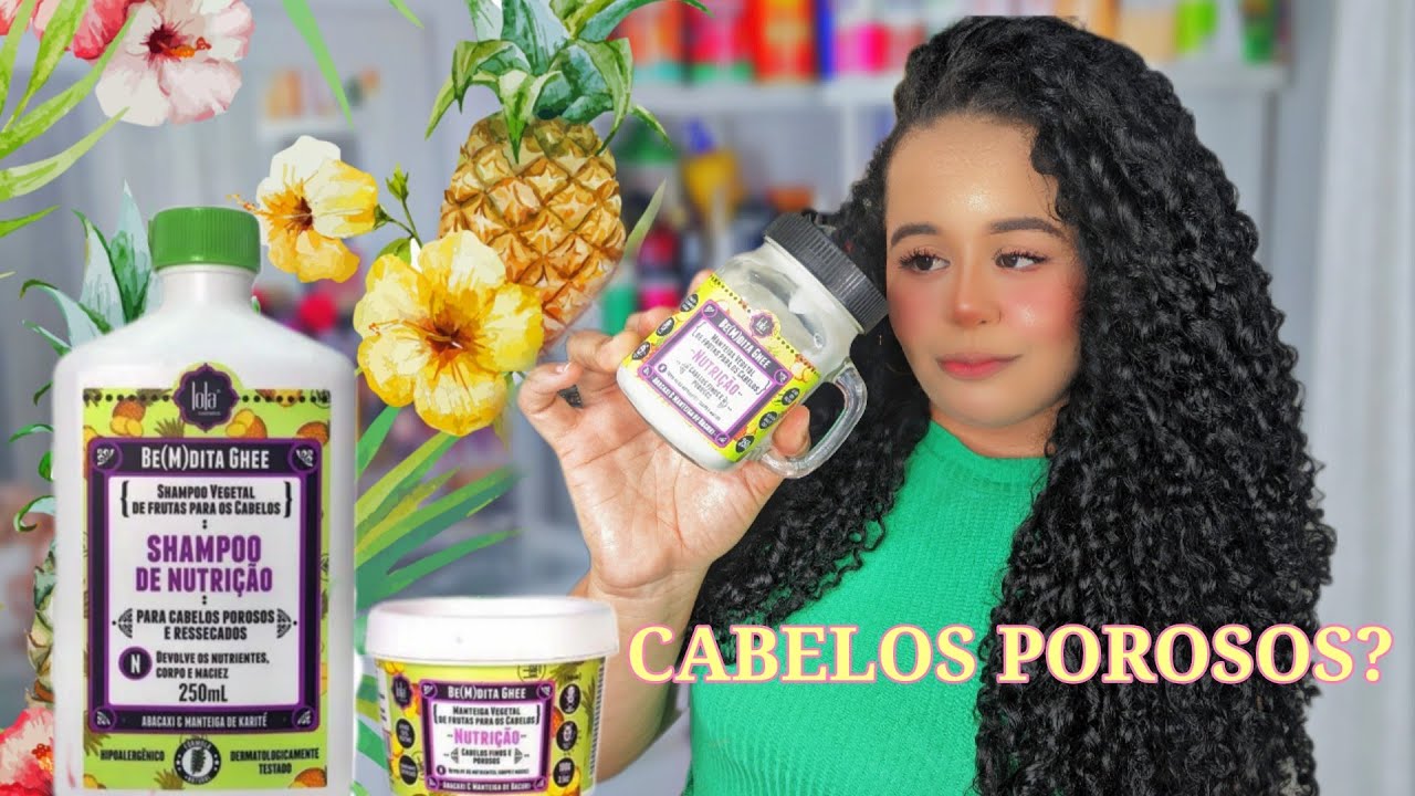 🍍BE(N)DITA GHEE NUTRIÇÃO  -SHAMPOO E MÁSCARA -LOLA COSMÉTICS