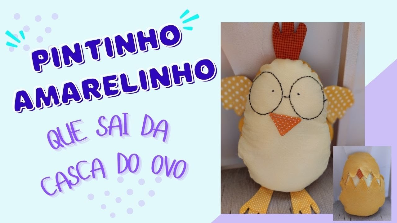 PINTINHO AMARELINHO QUE SAI DA CASCA DO OVO! PODE SER UMA NANINHA OU MELHOR AMIGO.