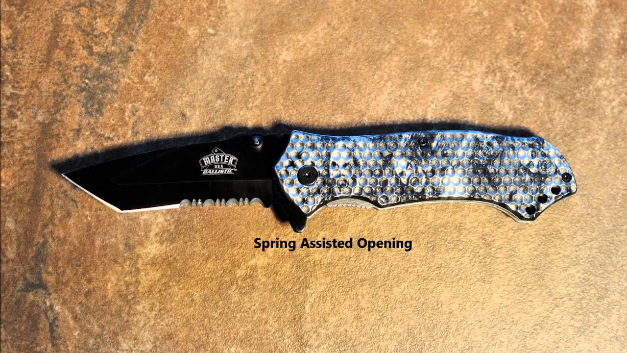 Masters USA Gray Skull Folding Knife