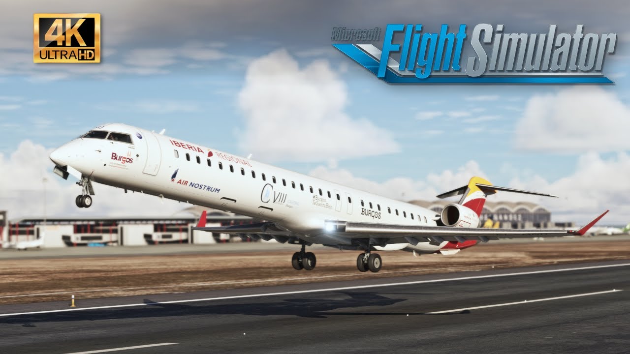 Iberia Express CRJ-1000 Full Flight Alicante -  Palma De Mallorca | MSFS2020 | ULTRA 4K
