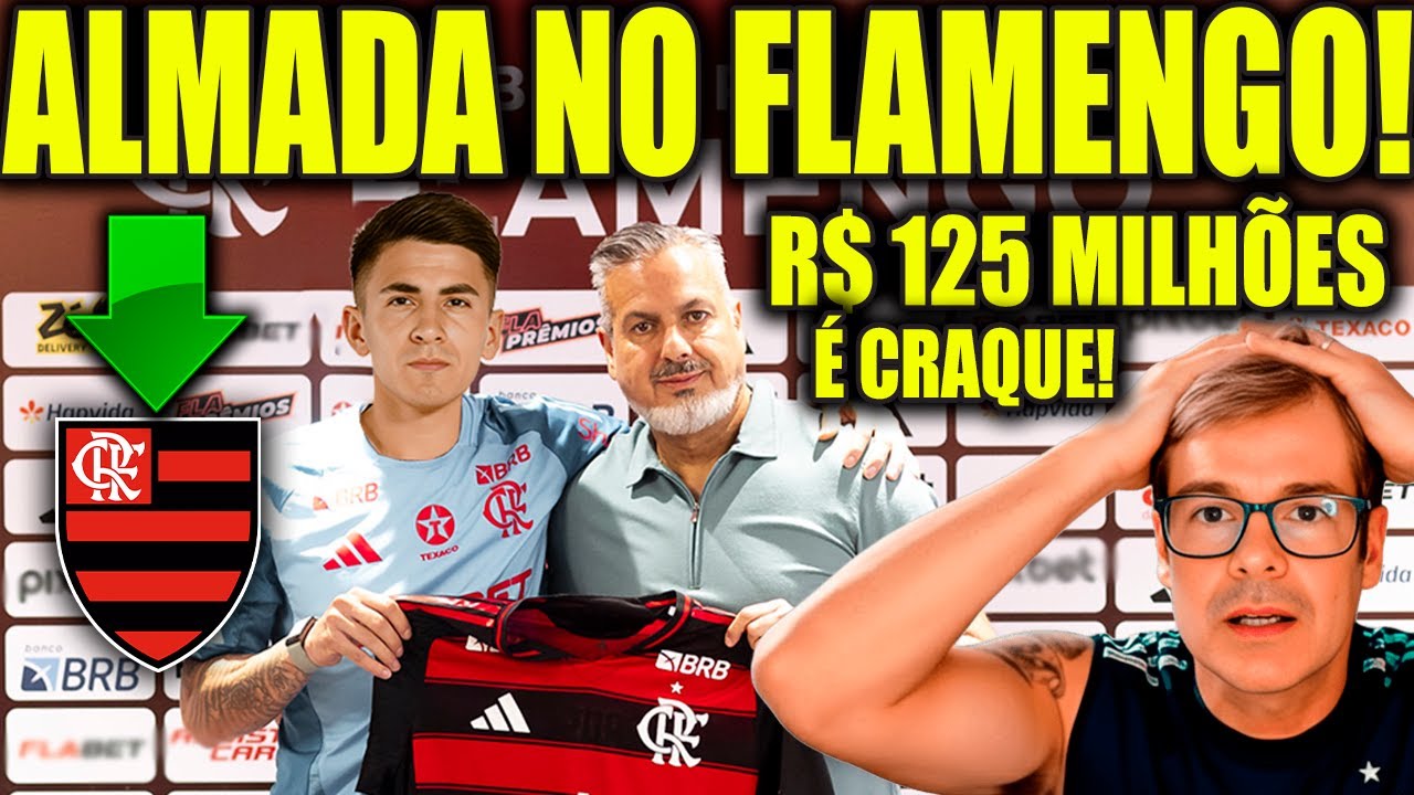 ALMADA NO FLAMENGO! CHORA FA&Iacute;SCA! LIVE RAIZ!