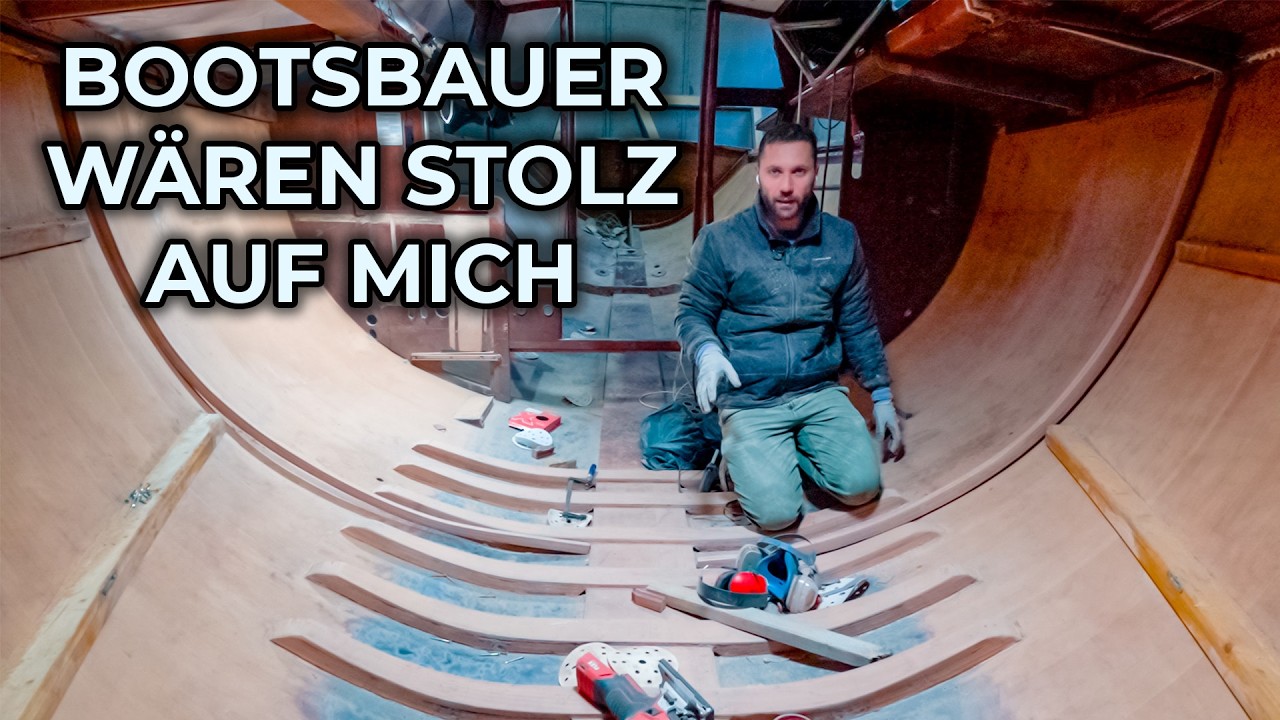 Das ERSTE MAL wie ein echter BOOTSBAUER arbeiten!