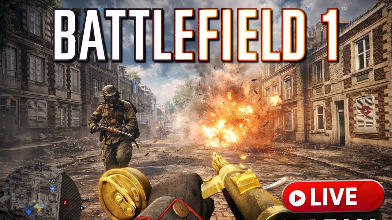 Ps5 Battlefield 1 canlı yayın