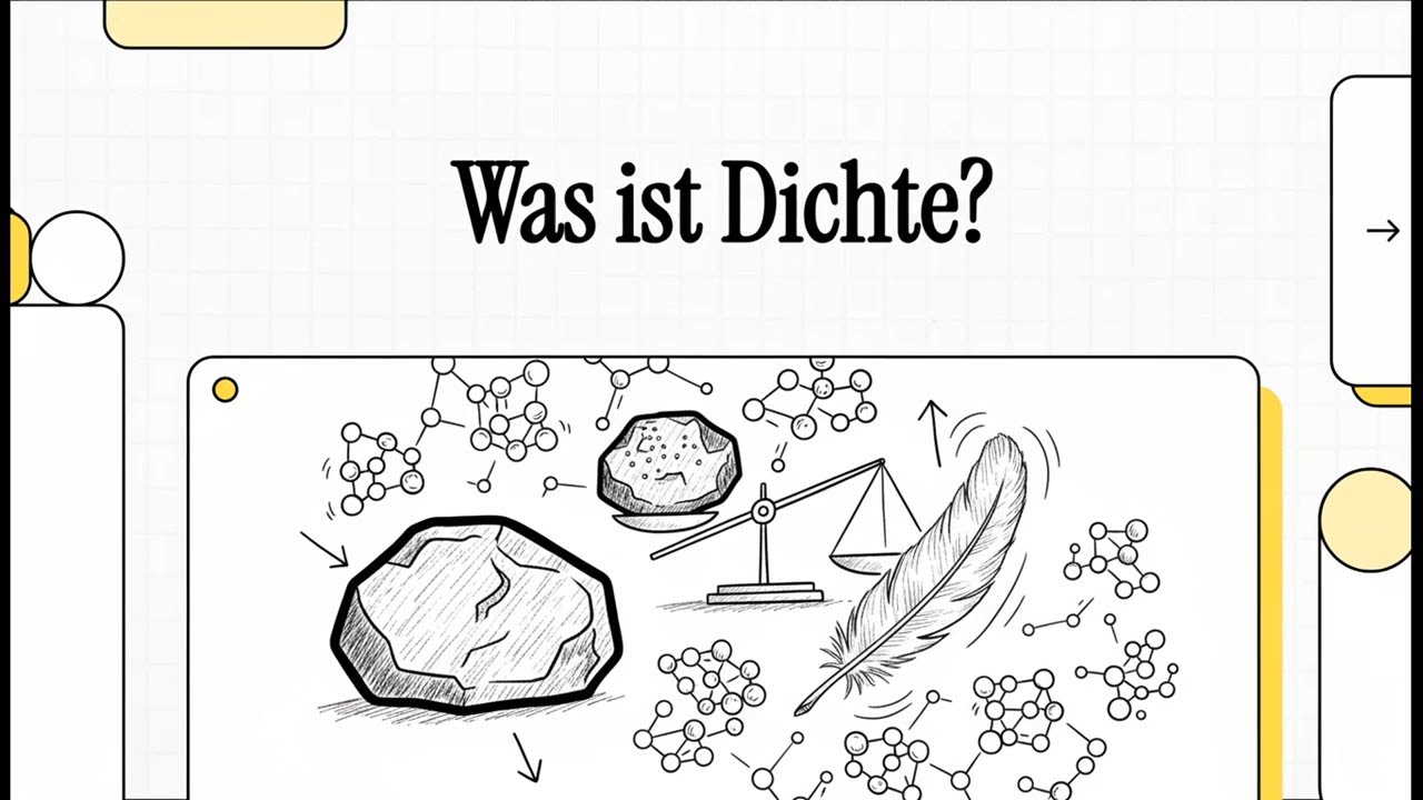 Was ist Dichte? | EINFACH ERKL&Auml;RT