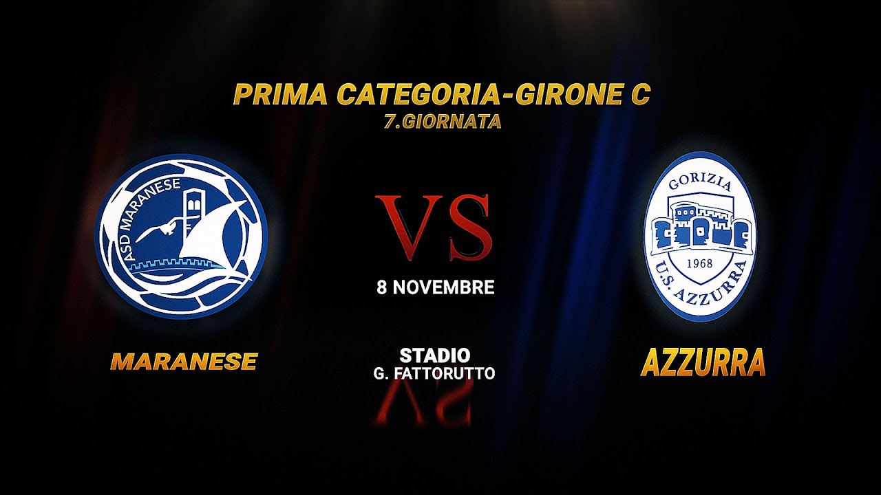 1.CATEGORIA-7.giornata MARANESE-AZZURRA 3:1