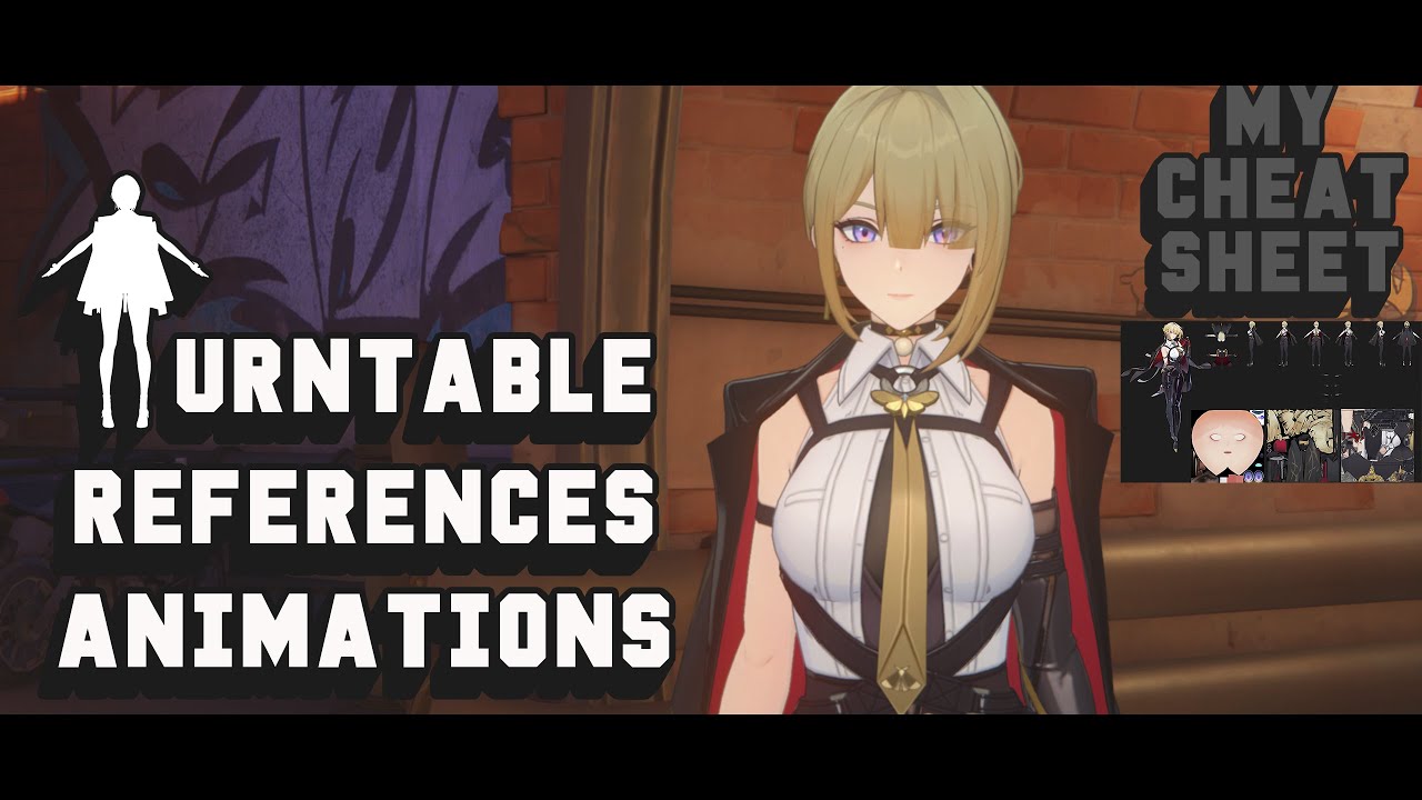 Evelyn Chevalier | Character & Weapon Turntable, References, Animation Showcase [Zenless Zone Zero]