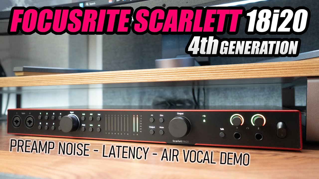 Обзор Focusrite Scarlett 18i20 4-го поколения — лучший ли это бюджетный аудиоинтерфейс 2025 года?