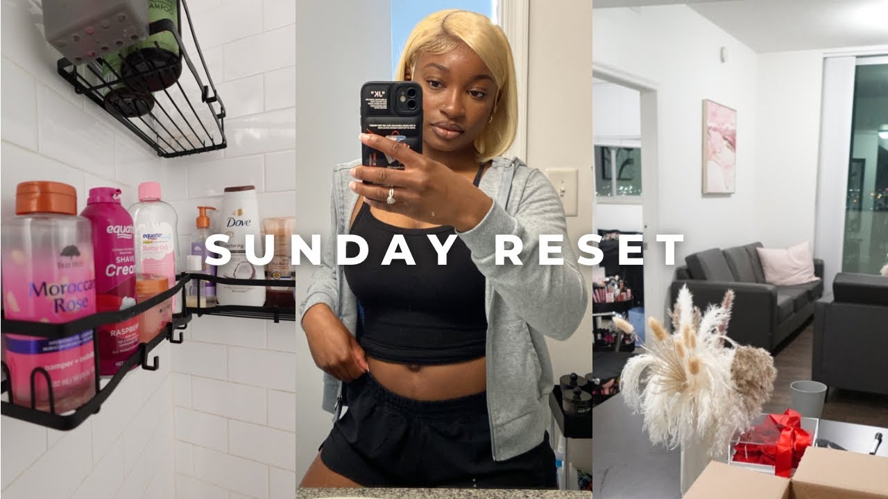 SUNDAY RESET | clean w/ me, plan content, makeup appointment