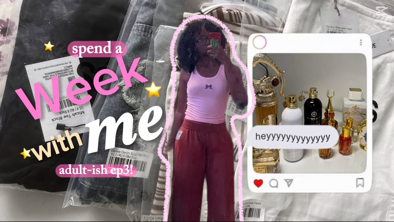 WEEKLY COLLEGE VLOG adult-ish ep. 3 | clothing haul, college days, study w/ me…