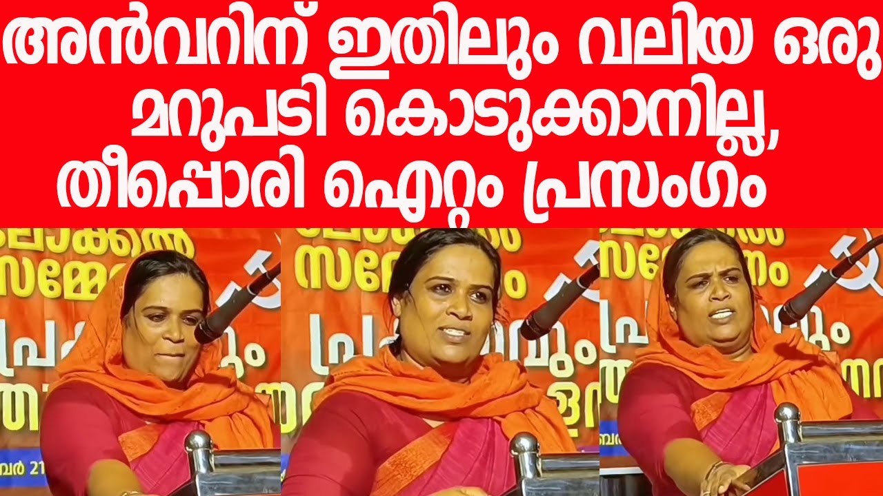 അന്‍വറിനെ ഇങ്ങനെകൊല്ലണ്ടായിരുന്നു സോഫിയ, എജ്ജാതി പ്രസംഗം|PV Anvar