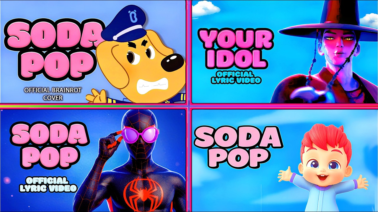 SODA POP - SHERIFF LABRADOR 🆚 YOUR IDOL 🆚 SPIDERMAN 🆚 BEBEFINN - MUSIC BATTLE