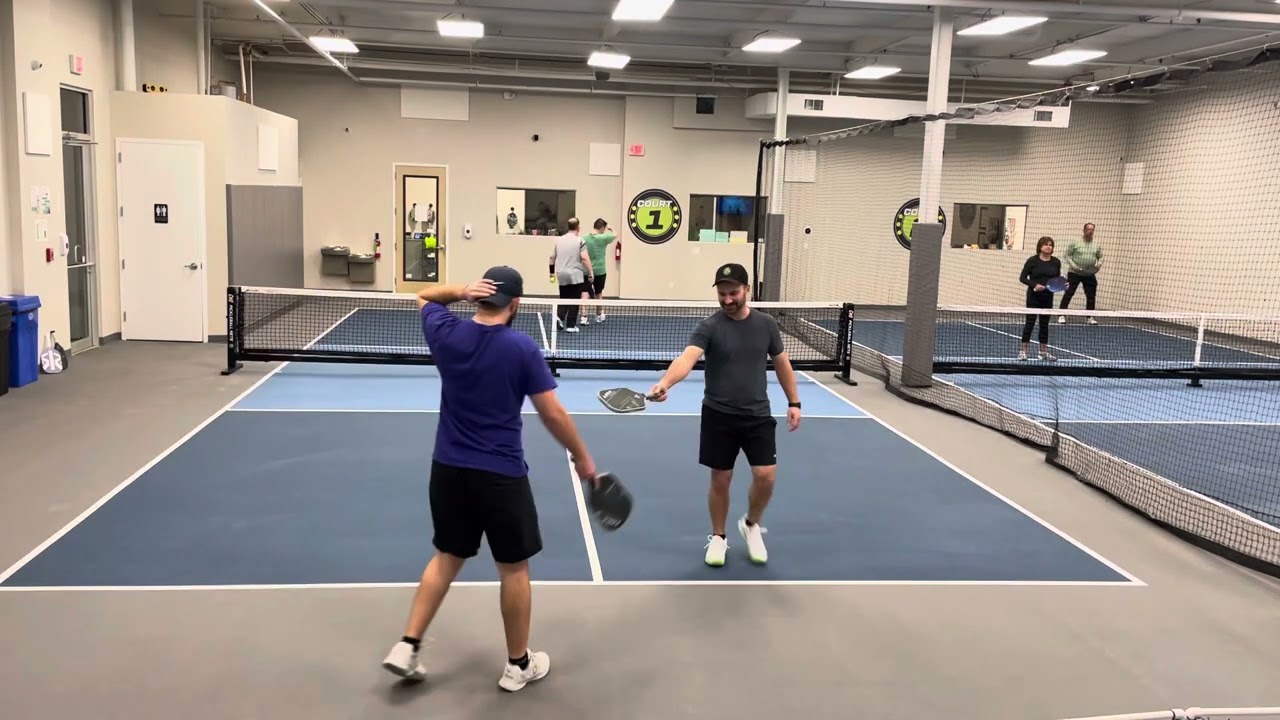 Intermediate Pickleball - Game 3 - Matt/Rob vs. Gabe/Reid on 2/18/2024