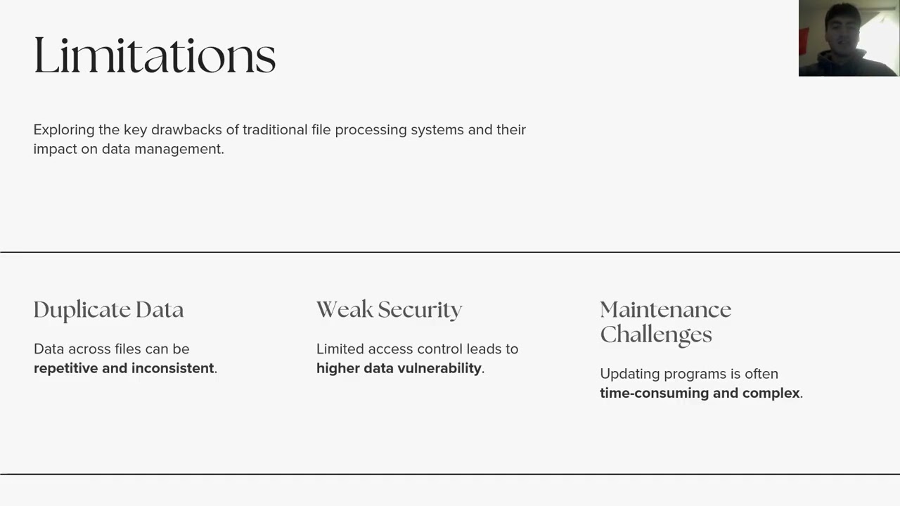 Traditional File Processing Systems Explained | Characteristics, Advantages & Limitations |