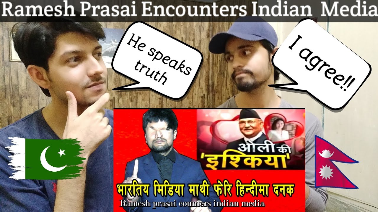 Pakistani Reaction Ramesh Prasai Counters Indian Media | Fake Indian News Channels