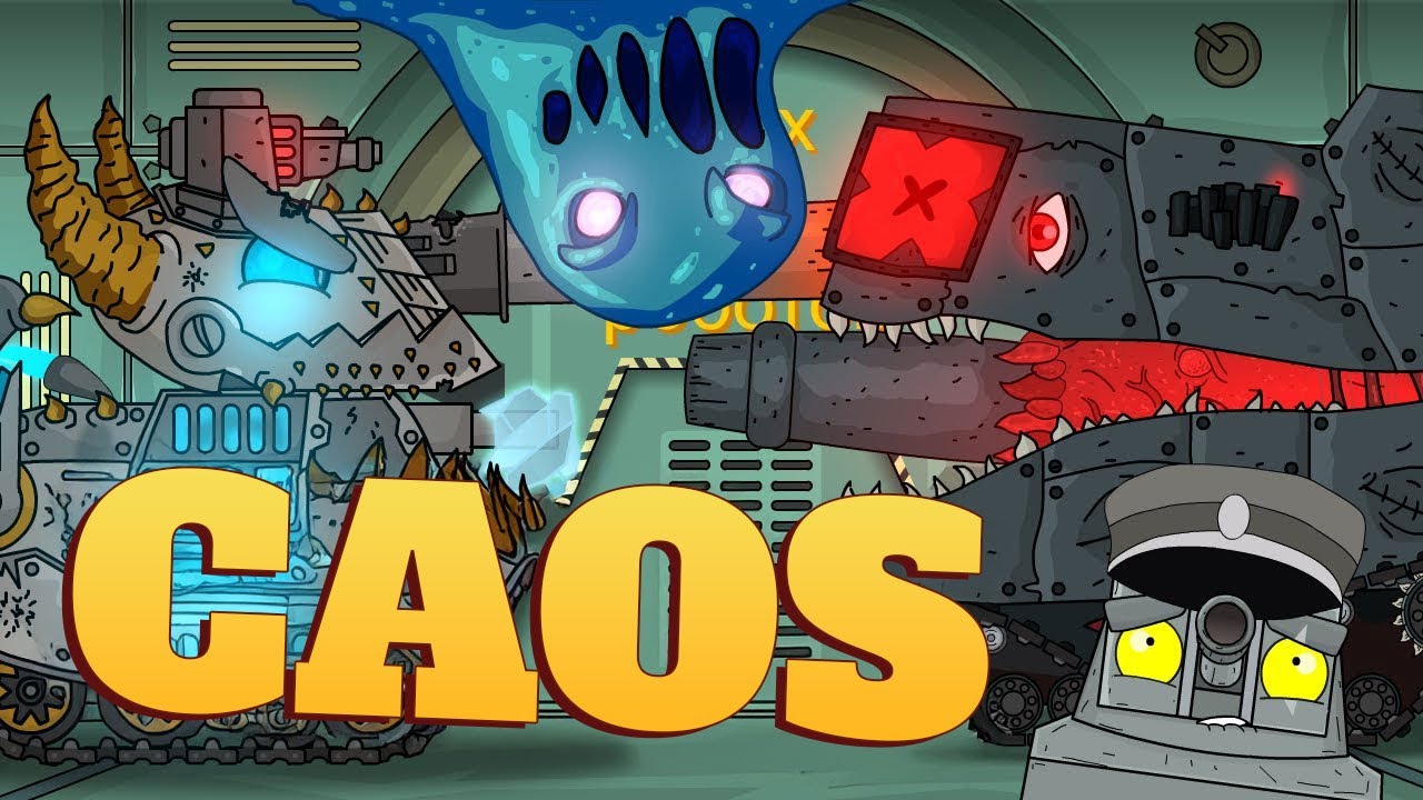 El caos en la Base Lunar - Dibujos animados sobre tanques
