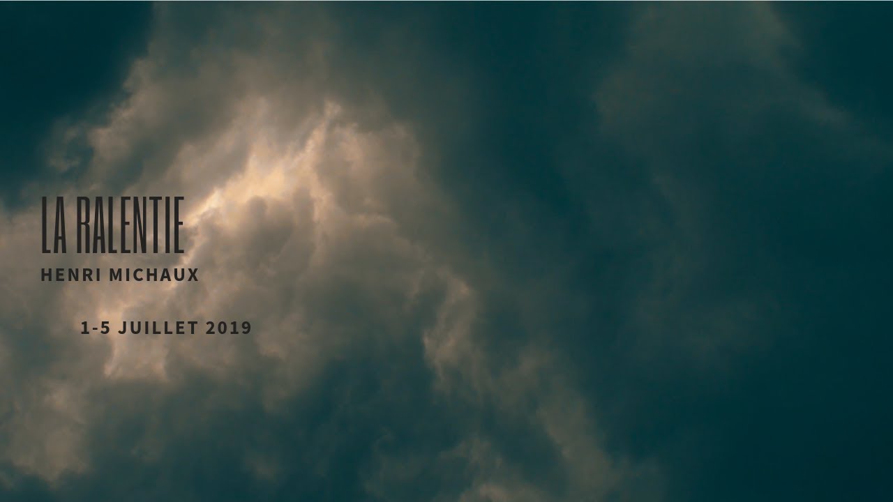 LA RALENTIE (henri michaux)