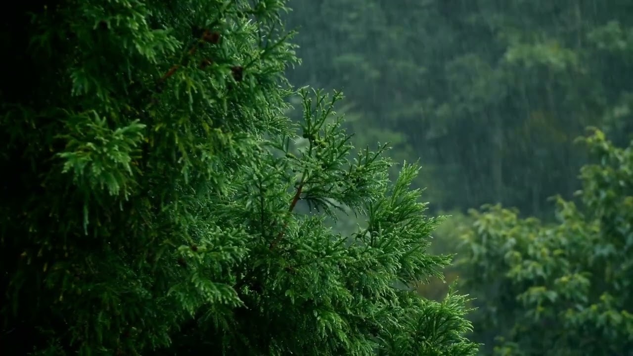 Rain in Nature 🌧️ Deep Sleep Sounds (8 Hours) | เสียงฝนธรรมชาติ กล่อมนอน หลับลึก