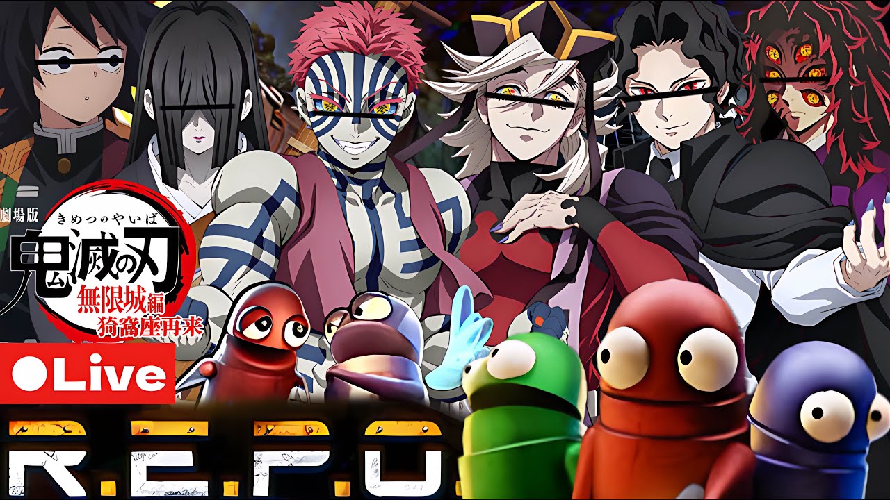 【ひかふぁみ配信】無残様と上弦の鬼達と柱がホラーゲームで大暴れ!【#repo  】【#鬼滅の刃  】