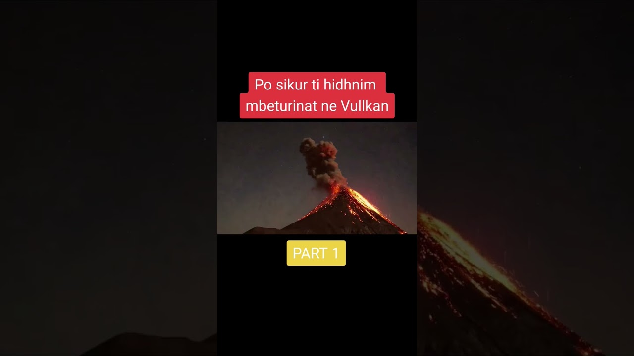 Po sikur ti hidhnim mbeturinat Tona ne Vullkane #inceneratoret e #natyres @bejevet