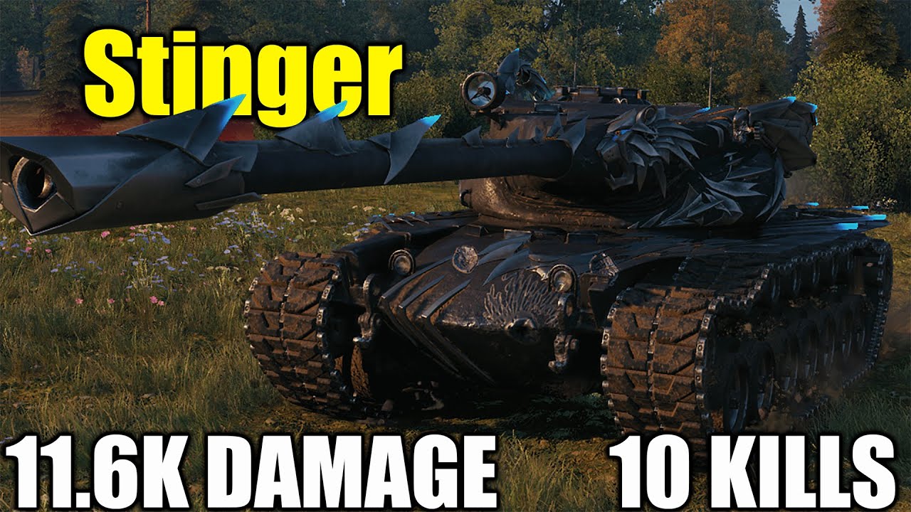 Stinger : 11.6K Damage & 10 Kills | WoT Replay