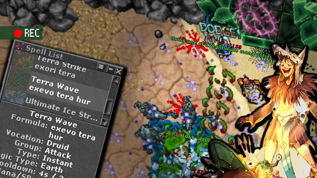 TIBIA / ROTACI&Oacute;N PARA DRUIDS [ENG SUB]