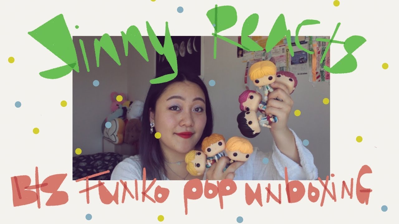 [JINNY REACTS] BTS FUNKO POP! ALL UNBOXING + PERSONA GIVEAWAY!
