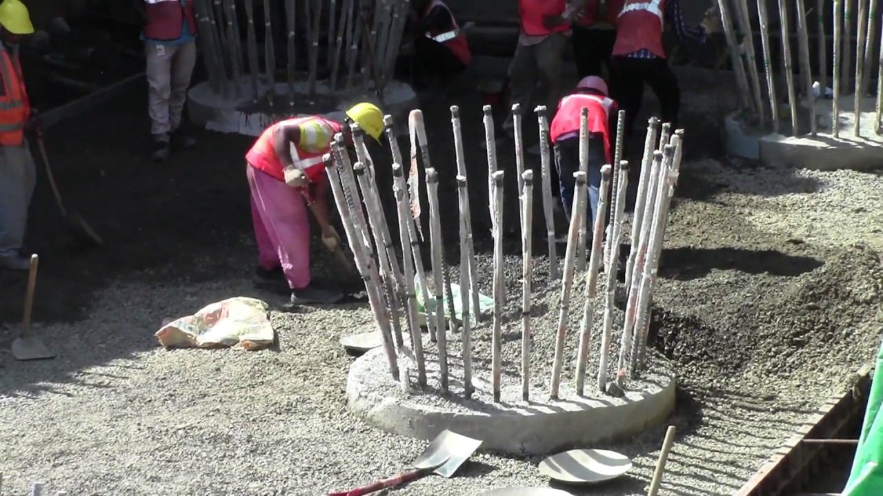 Pile Cap Construction for Bridge