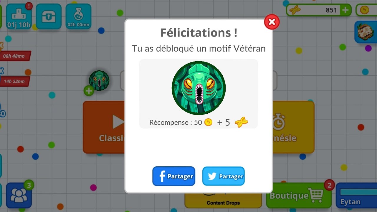 Unlocking Kraken lvl 100 😱(agario mobile gameplay)